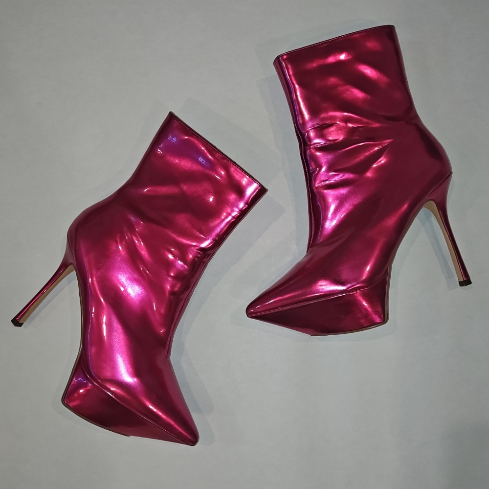 TRIPPED OUT STILETTO BOOTS - SIZE 11
